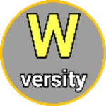 Logo of wikipedia versity - The free encyclopedia android Application 